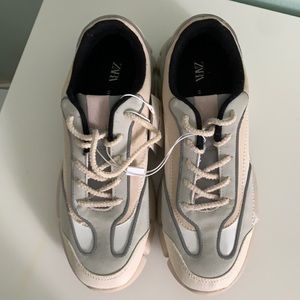Zara high fashion sneakers